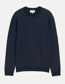 Gemusterter Pullover mit Rundhalsausschnitt 40818-navy zig zag XXL - Tom Tailor Casual - FashionsVida