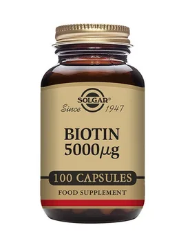 SOLGAR Biotin 5000 Ug - Solgar - FashionsVida