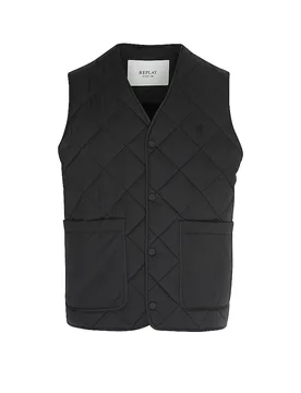 Replay Gilet matelassé noir XL - Replay - FashionsVida