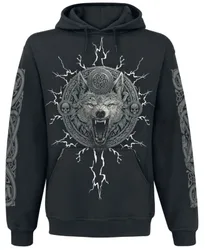 Kapuzenpullover - Valhalla - S bis 4XL - für Männer - Größe 3XL - schwarz - Männer - male