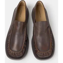 Mocasines planos unisex de piel 1978