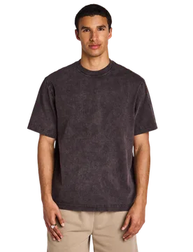 Heavyweight Relaxed Fit Herren T-Shirts - Schwarz - Größe XS - Baumwoll-Jersey Black XS - LCKR - FashionsVida