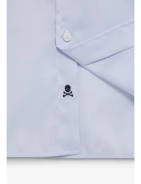 Camisa de hombre regular fit lisa - Scalpers - FashionsVida