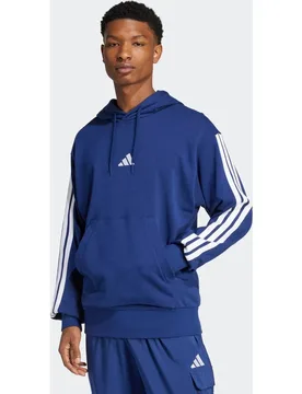 Sudadera de hombre con capucha Essentials French Terry 3 bandas - Adidas - FashionsVida