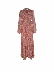 Maxi-robe BRIANE rouge foncé 40