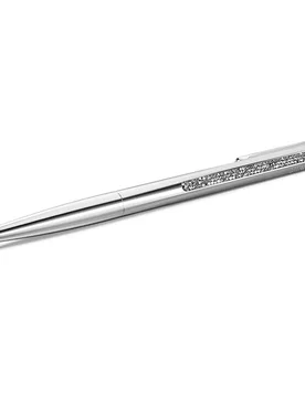 Penna a sfera Shimmer, Tono argentato, Cromato OS - Swarovski - FashionsVida
