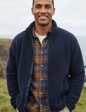 Men's Sherpa Fleece - - Size: S - Rapanui - FashionsVida