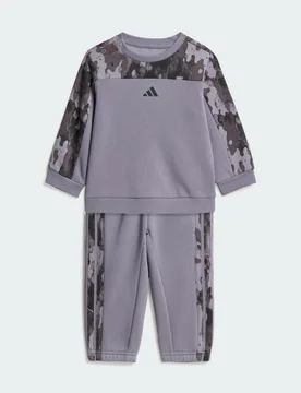 Set tessuto felpato mimetico Seasonal Essentials Jogger Infant 18-24M Slate / Night Grey - Adidas - FashionsVida