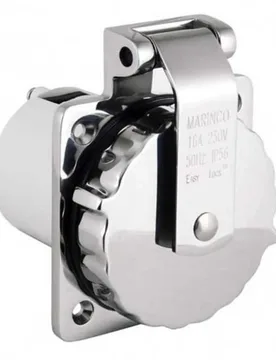 A/plug 230v 50hz Stainless Steel One Size unisex - Marinco - FashionsVida