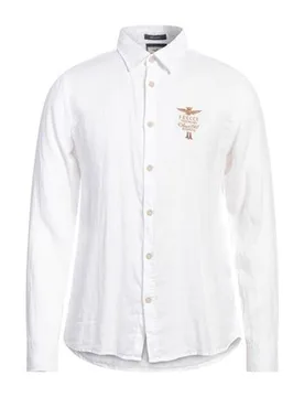Hemd Herren Weiß L Herren - Aeronautica Militare - FashionsVida