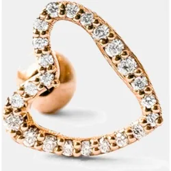Piercing único Love Bubble de oro y diamantes