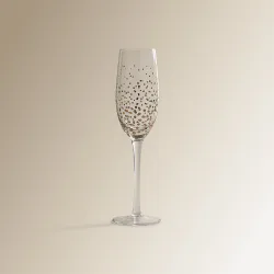 Copa de champán Dots Gold
