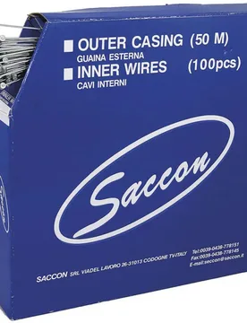 Cavo Del Freno Mtb Steel Galvanized 100 Unità Silver - Saccon - FashionsVida