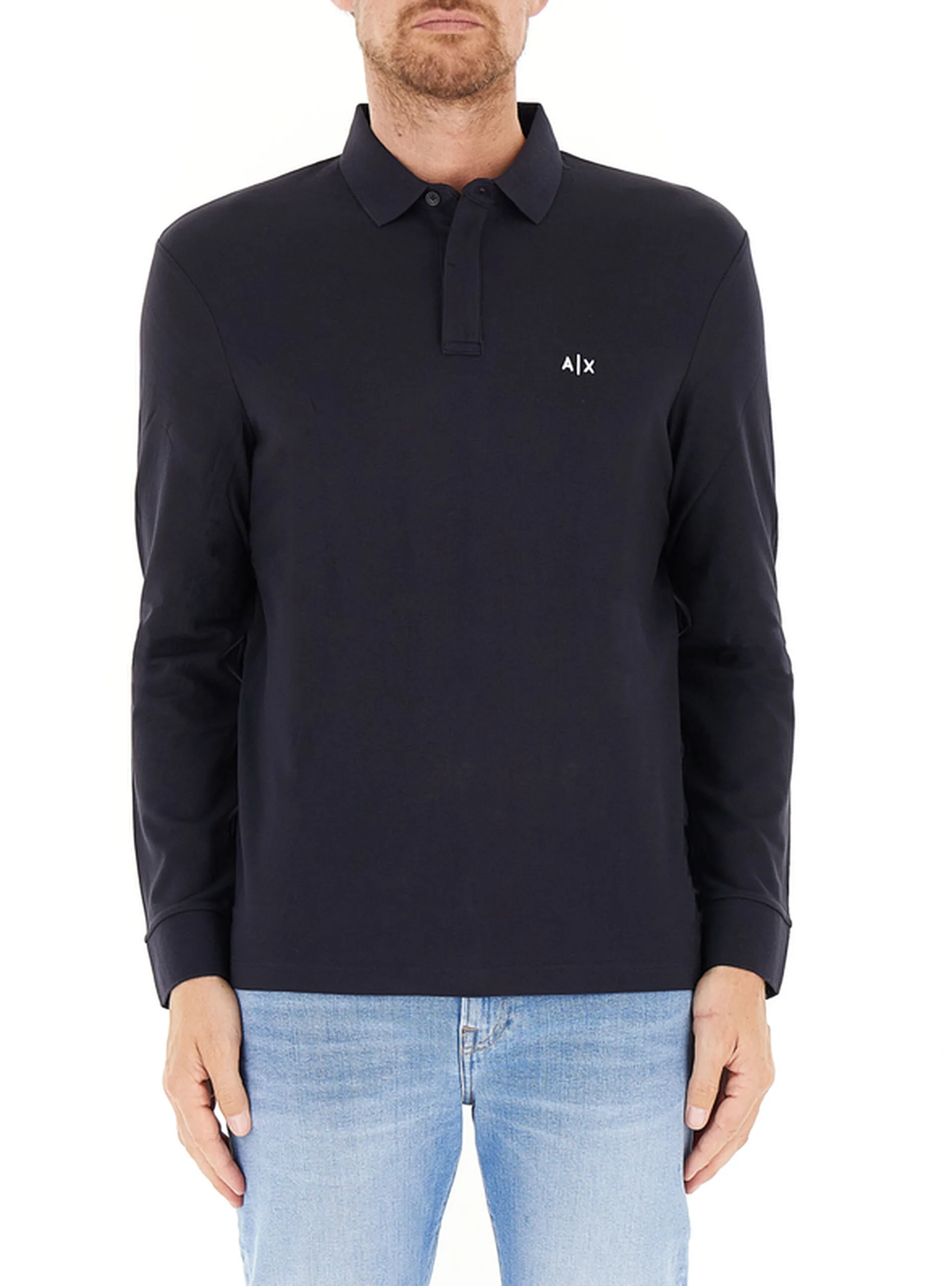 Polo maniche lunghe BLU NOTTE L - Armani exchange - FashionsVida