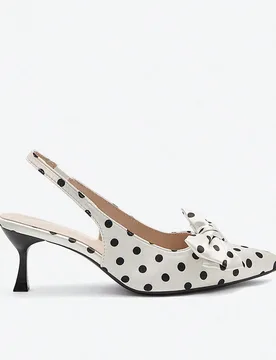 Elegantes sandalias de tacón alto de satén con punta puntiaguda y acento de lazo, adecuadas para ocasiones formales, fiestas, bodas y eventos al air - Shein - FashionsVida