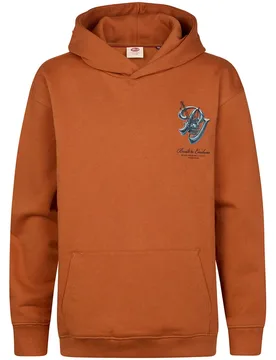 Sweat à Capuche B-3060-swh340 Copper Orange 11-12 Années Garçon - Petrol industries - FashionsVida