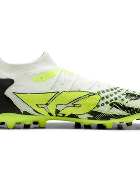 Chaussures De Football Future 9 Match Creativity Mg Mint Jelly / Lux Lime / White / Black EU 40 1/2 - Puma - FashionsVida