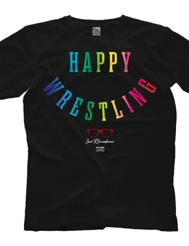 HOT SALE T SHIRTS Ian Riccaboni - Happy Wrestling T-Shirt 00008950#A Wrestling Sports TEE Famous Wrestler FANS man clothes - Aliexpress - FashionsVida