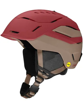 Casque de ski/snowboard - Vantage 2 MIPS Matte Ironwood / Bandit - Taille 51-55 cm - Rouge - SMITH - FashionsVida