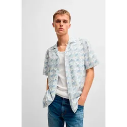 Hugo Chemise à Manches Courtes Ellino 10270099 01 Open Blue XS