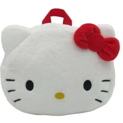 Mochila Peluche Cara Hello Kitty