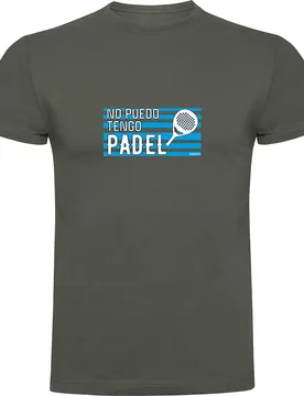 No Puedo Tengo Padel Short Sleeve T-shirt Dark Army Green 3XL - Kruskis - FashionsVida