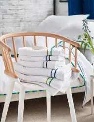 Pure Cotton Embroidered Towel Silver Mix
