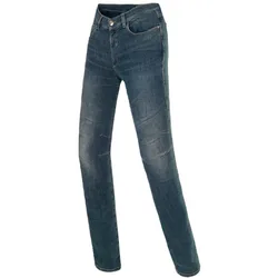 Pantaloni Jeans Moto Donna SYS LIGHT LADY Blu Scuro taglia 48