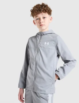 Giacca Antivento Rival Woven Junior - Grigio, grigio grigio Bambino taglia 6-7Y - Under armour - FashionsVida