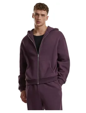 Sweat-shirt à Zip Tb7284 Plum Purple L - Urban classics - FashionsVida