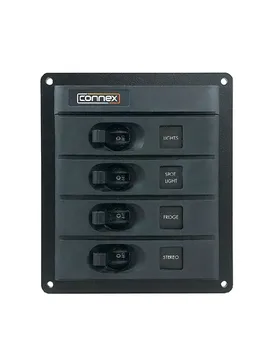 Connex Watertight Electrical Panel 4 Circuit Breakers One Size unisex - Plastimo - FashionsVida