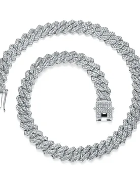 TKJ Men Hip Hop Necklace 13mm Miami Cuban Chain Gold Color Iced Out Zirconia Link Fashion Rock Rapper Jewelry - Aliexpress - FashionsVida