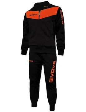 Survêtement Visa Fluo Black / Fluor Orange 2XL - Givova - FashionsVida