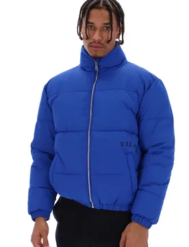 Delta Unisex Solid Puffer Jacket - XS - FILA - FashionsVida