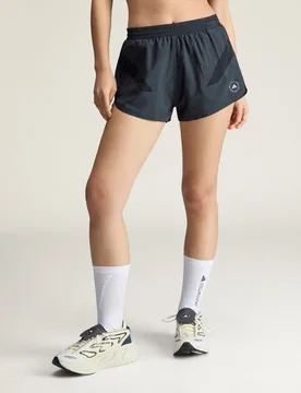 Short da running by Stella McCartney L Black - Adidas - FashionsVida