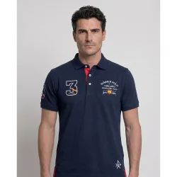 Polo de piqué manga corta de hombre corte classic