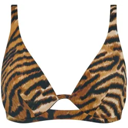 Top de bikini con aros efecto realce de capacidad de la línea vita