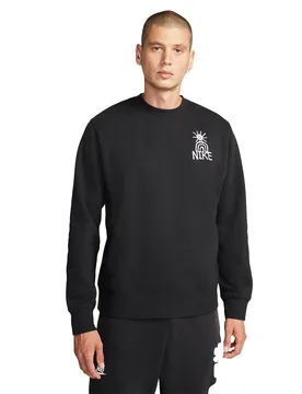 Fleece Crew - Sweatshirt-Crewneck - schwarz - Herren - Size: XXL - Nike - FashionsVida
