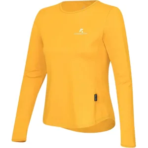 Ecoline Crewneck Laufshirt Damen Gelb Gr. XS - KOSSMANN - FashionsVida