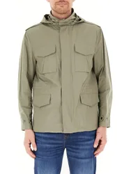 Giubbino con cappuccio VERDE OLIVA 52