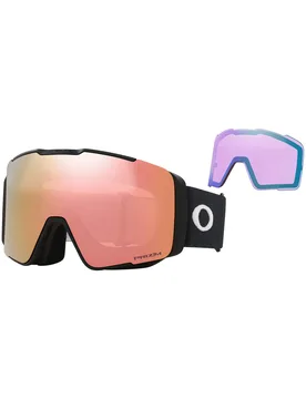 Masque de ski - Line Miner Pro M Matte Black Prizm Rose Gold Iridium - Noir - Oakley - FashionsVida