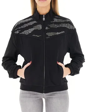 Felpa con strass SPORT NERO S - Liu jo - FashionsVida