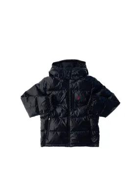 Piumino con cappuccio POLO BOYS NERO M - Ralph Lauren - FashionsVida
