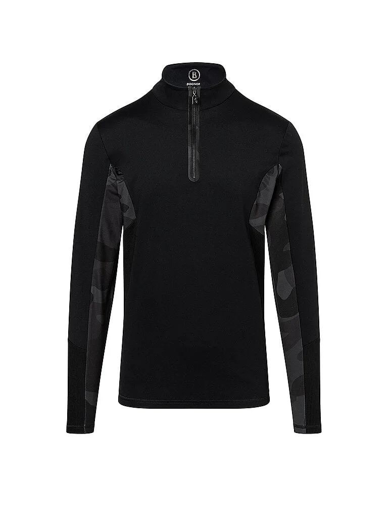 Herren Unterzieh Zipshirt Florian schwarz 52 M - Bogner - FashionsVida