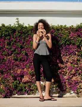 Figurbetontes Top mit Falten TRANSPARENT L - Stradivarius - FashionsVida
