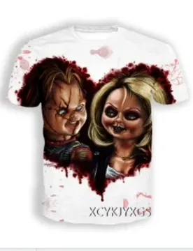 Bride of Chucky 3D Print Causal Clothing New Fashion Men Women T-shirt Plus Size Size S-7XL Summer Streetwear - Aliexpress - FashionsVida