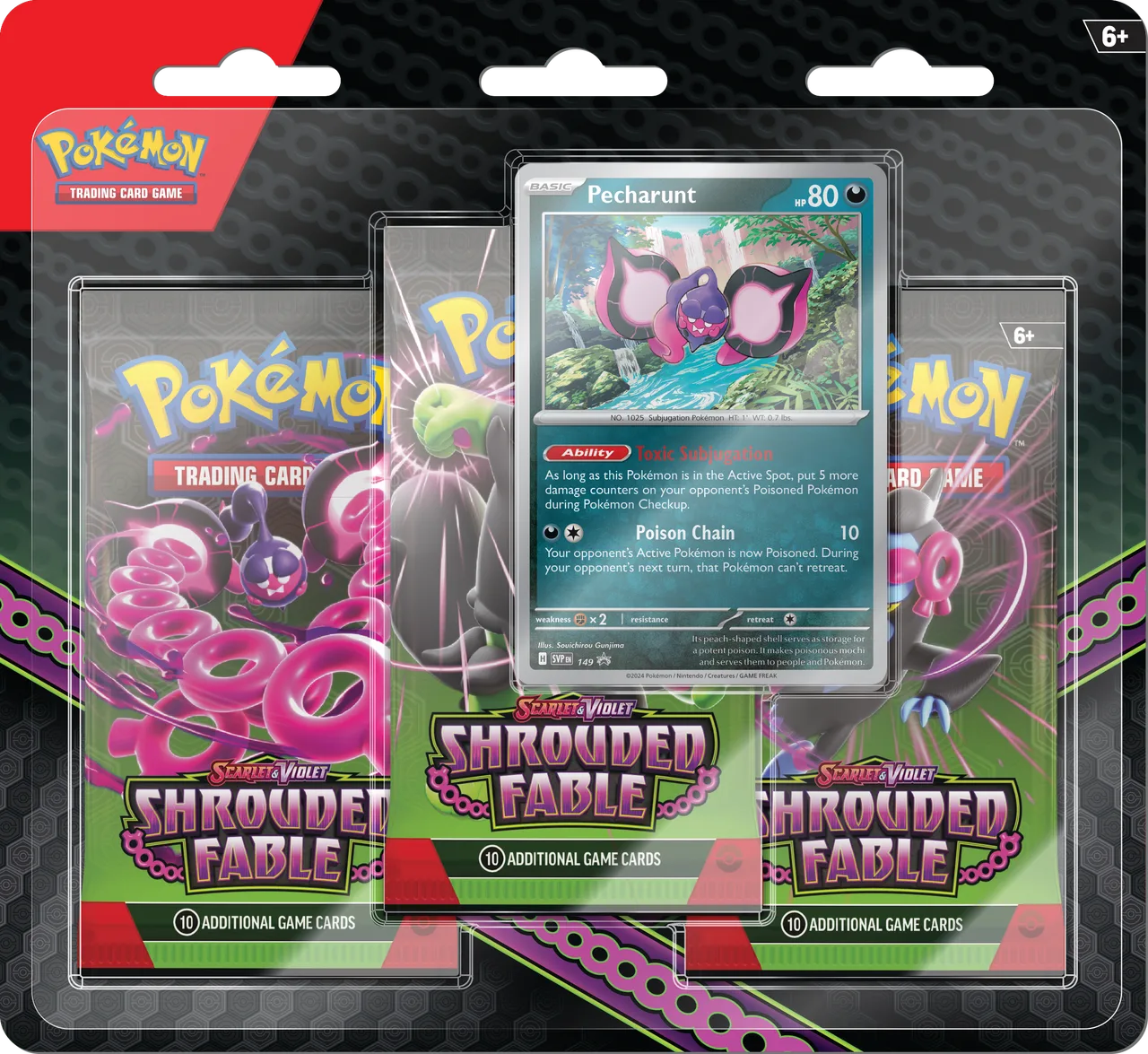 Pokemon Shrouded Fable 3 Pack Blister - Pokémon - FashionsVida