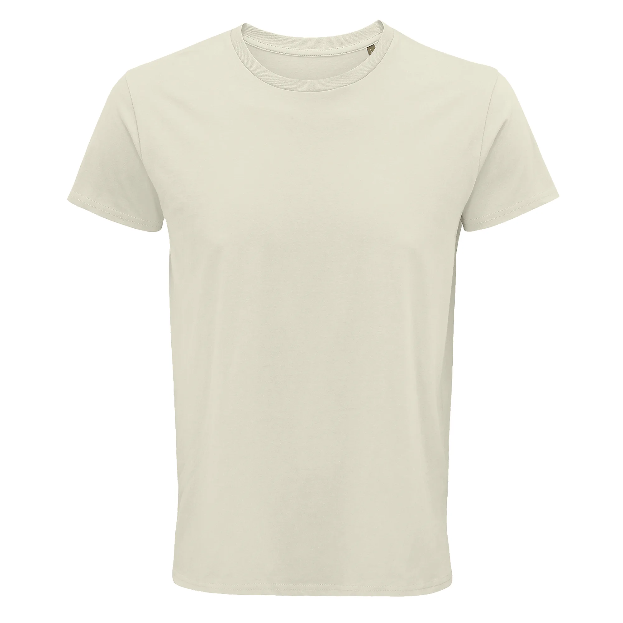 Mens Crusader Organic T-Shirt (Natural) - Size Medium - SOLS - FashionsVida