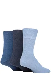 Pair Blues Plain Cotton Socks Men's 6-11 Mens - - Blue - Size: 6-11 Mens