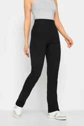 Women's Tall Slim Leg Yoga Pants in Black Size: 18 - Black - Size: 18